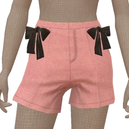 Front Row Tweed Bow Shorts