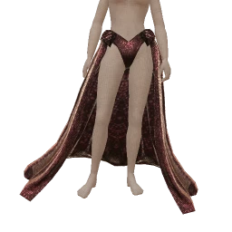 Front Row Burgundy Blaze Skirt