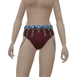 Front Row Radiant Sapphire Shorts