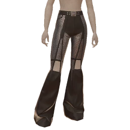 Front Row Sleek Silver Pants