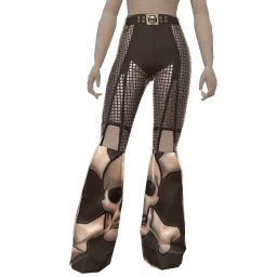 Delirious Large Skull Trousers