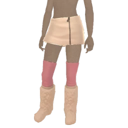 Front Row Pure White Mini Skirt