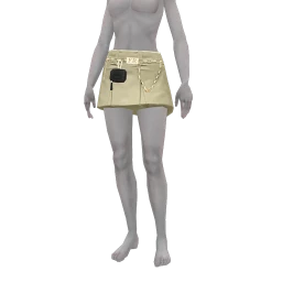 Front Row Feel Alive Skirt (Light Khaki)