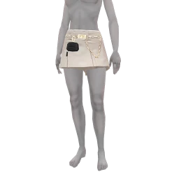 Front Row Feel Alive Skirt (Cream)