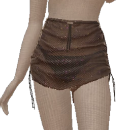 Cloud Nine Crystal Ruched Skirt