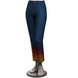 Front Row Flare Up Straight Jeans