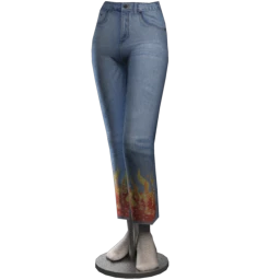 Front Row Wildfire Cropped Jeans