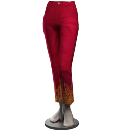 Front Row Scarlet Embers Straight Jeans