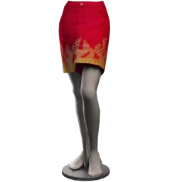 Front Row Crawling Flames Skirt