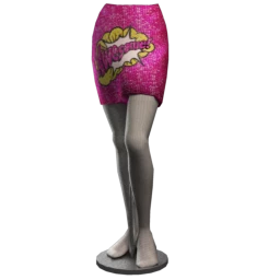 Front Row Awesome Pop Art Skirt