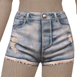 Front Row Basic Light Blue Denim Shorts