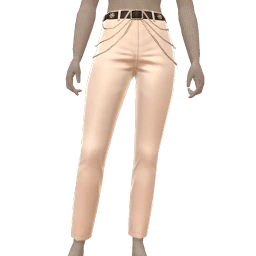 Front Row Heirloom Chains White Trousers