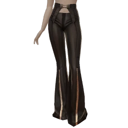 Front Row Black Glow Trousers