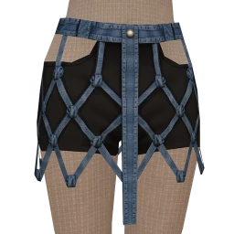 Drop Science Denim Cut Skirt