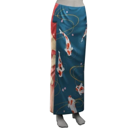 Yume Bon Yukata Skirt (River)