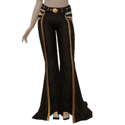 Ikon Elite Aura Noir Velvet And Chain Pants