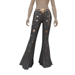 Ikon Elite Flared Star Studded Jeans