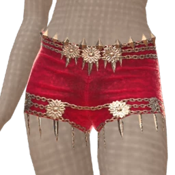 Ikon Elite Celestial Alignment Red Velvet Mini Shorts