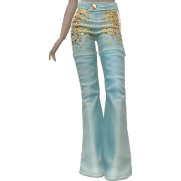 Ikon Elite Aqua Glitter Outsider Jeans