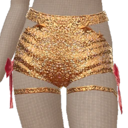 Ikon Elite Sparkle Gold Shorts