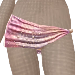 Ikon Elite Pearl Pink Wrap Mini Skirt