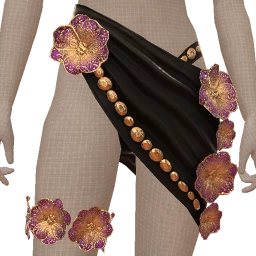 Ikon Elite Purple Royal Bloom Skirt