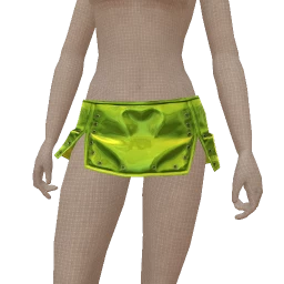 Cloud Nine Green Brat Girl Mini Skirt