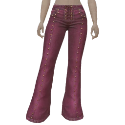 Ikon Elite Plum Corset Fly Studded Jeans