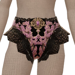 Ikon Elite Black Lace Puff Sparkle Shorts