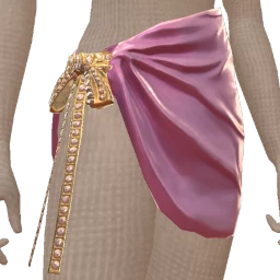 Ikon Elite Mauve Purple Silk Glow Ruched Skirt