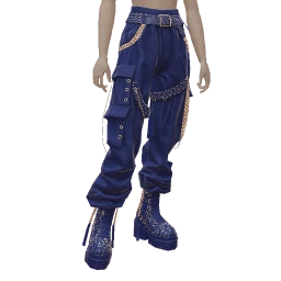 Ikon Elite Blue Sparkle Punk Pants