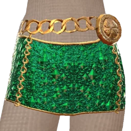 Ikon Elite Green Crystal Mesh Skirt