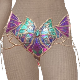 Ikon Elite Iridescent Purple Butterfly Skirt