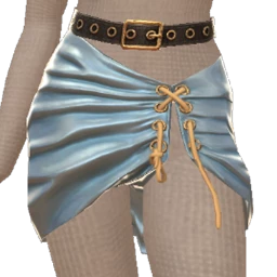 Ikon Elite Cerulean Blue Silk Wrap Skirt