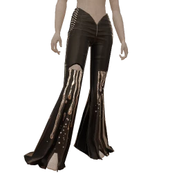 Ikon Elite Metallic Ripple Flared Trousers