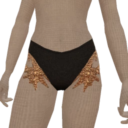 Ikon Elite Black Velvet Hot Pants