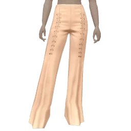 Ikon Elite Cream Corset Wide-Leg Trousers