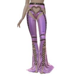 Ikon Elite Violet Heart Metallic Corset Jeans