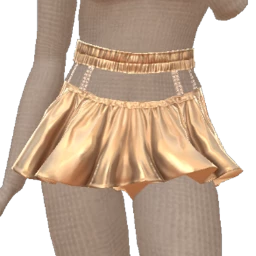 Ikon Elite Metallic Dusk Flared Mini Skirt