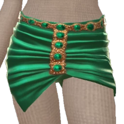 Ikon Elite Emerald Empress Silk Crystal Skirt