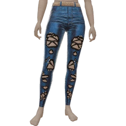 Ikon Elite Torn Denim Luxe Punk Jeans
