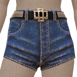 Ikon Elite Denim Luxe Punk Shorts