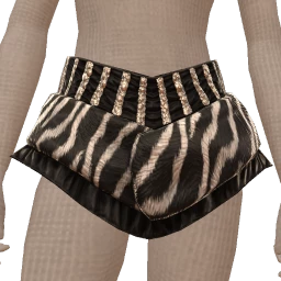 Ikon Elite Zebra Print Diamond Skirt