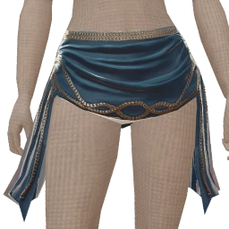 Ikon Royal Blue Wrap Skirt