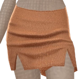 Ikon Double Slit Bronze Skirt