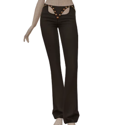 Ikon Black Cut Out Pants