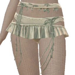 Ikon Moss Whisper Crepe Micro Skirt