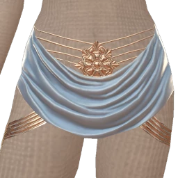 Ikon Smooth Silk Draped Micro Skirt