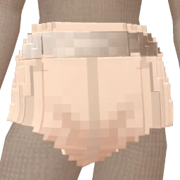 Ikon Pixel Cream Shorts With Disco Belt
