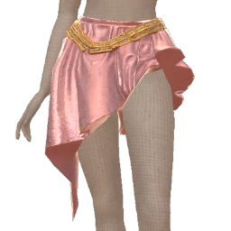 Ikon Elite Couture Iridescent Sparkle Belted Skirt 